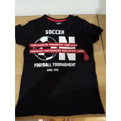 Soccer Negra (talla 6 anys)