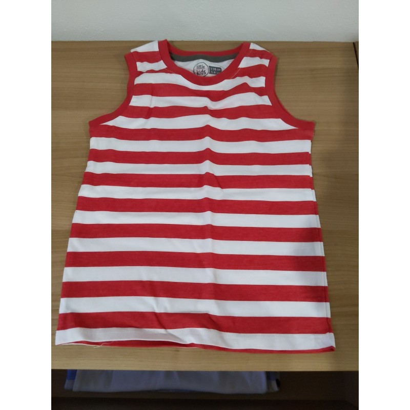 Tirants talles roges i blanques (talla 5-6 anys - 116cm)